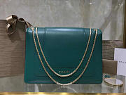 	Modishbags Serpenti Forever Double layer flip cover bag in Dark Green - 3