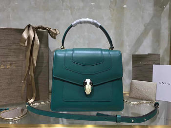 Modishbags Serpenti Forever Wrist organ bag in Dark Green