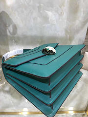 Modishbags Serpenti Forever Wrist organ bag in Dark Green - 3