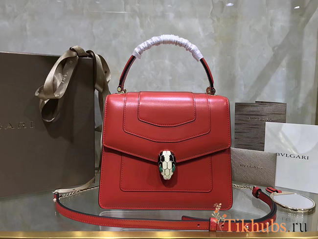 Modishbags Serpenti Forever Wrist organ bag in Red - 1