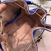 Modishbags Macaron color Bucket bag in Dark Blue - 2