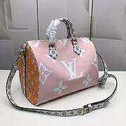 LV Monogram Canvas Bag 40391 Red - 5