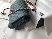 Modishbags Coco Handle Bag Dark Green - 5