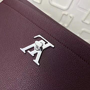 Louis Vuitton Lockme Burgundy Bag M50250 - 6