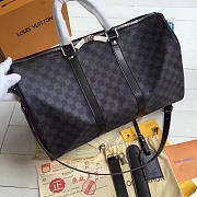 Louis Vuitton Keepall Monogram with black M41416 - 2