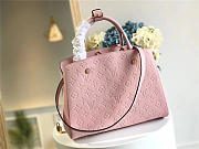 Louis Vuitton Montaigne Medium Bag with Pink M41046 - 5