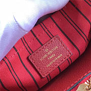 Louis Vuitton Montaigne Medium Bag with Red M41046 - 5