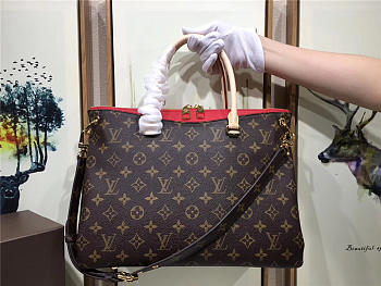 Louis Vuitton Monogram Pallas in Red M40906