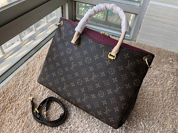 Louis Vuitton Monogram Pallas in burgundy M40906