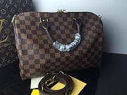 Louis Vuitton Damier Azur Speedy 30cm With Shoulder Strap Bag N41183 - 6