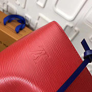 Louis Vuitton Lockme Bucket EPI Leather in Red - 3