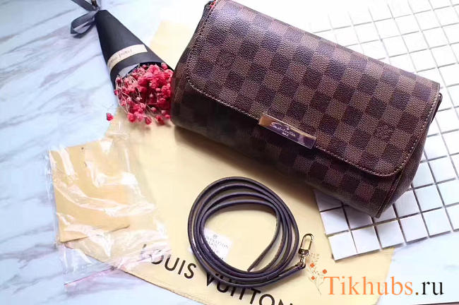 Louis Vuitton Favorite MM Monogram Bag Coffee 40718 - 1