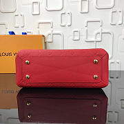 Louis Vuitton Vosges MM Monogram Empreinte Leather Handbags Red - 4