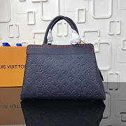 Louis Vuitton Vosges MM Monogram Empreinte Leather Handbags Blue - 2