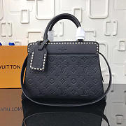 Louis Vuitton Vosges MM Monogram Empreinte Leather Handbags Black - 1