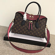 Louis Vuitton Tuileries Monogram Canvas Handbags Rose Red M41456 - 2