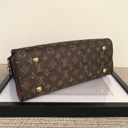 Louis Vuitton Tuileries Monogram Canvas Handbags Rose Red M41456 - 3