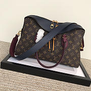 Louis Vuitton Tuileries Monogram Canvas Handbags Bllue M41456 - 6