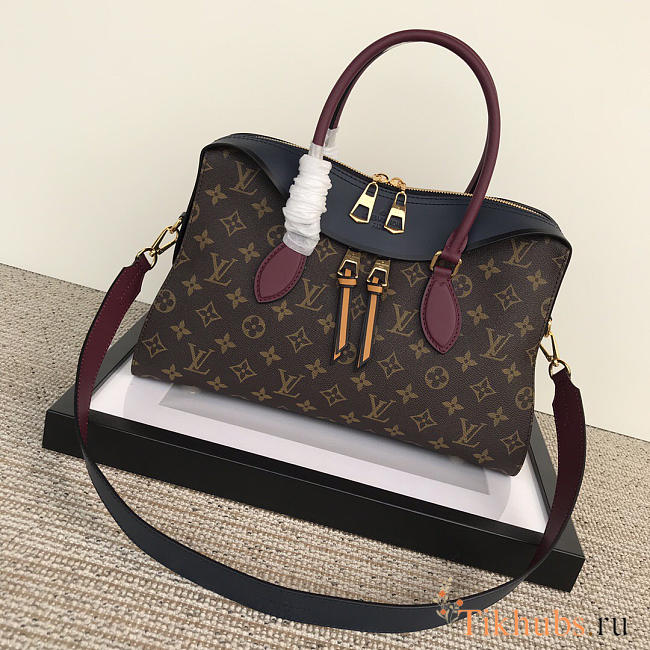 Louis Vuitton Tuileries Monogram Canvas Handbags Bllue M41456 - 1