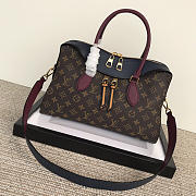 Louis Vuitton Tuileries Monogram Canvas Handbags Bllue M41456 - 1