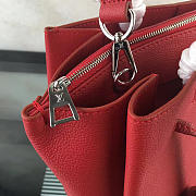 Louis Vuitton Lockmeto Calfskin Handbags Red M54570 - 6