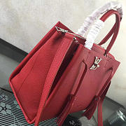 Louis Vuitton Lockmeto Calfskin Handbags Red M54570 - 3