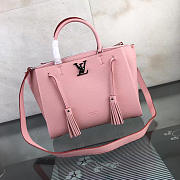 Louis Vuitton Lockmeto Calfskin Handbags Pink M54570 - 2