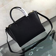 Louis Vuitton Lockmeto Calfskin Handbags Black M54570 - 5