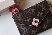 Louis Vuitton Original Emilie Rose Red Wallet - 4