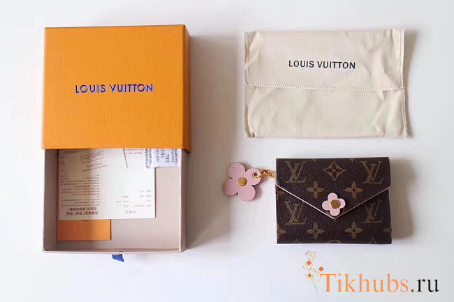 Louis Vuitton Original Emilie Rose Red Wallet - 1