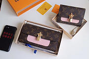 Louis Vuitton Monogram Unisex Long Wallets With Pink - 2