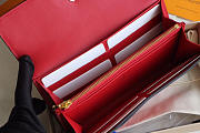 Louis Vuitton Monogram Unisex Long Wallets With Red - 2