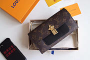 Louis Vuitton Monogram Unisex Long Wallets With Black - 1