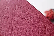 Louis Vuitton ZIPPY Rose Red WALLET Monogram Empreinte Leather - 5