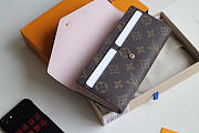 Louis Vuitton Original Monogram Envelope Pink Wallet M62235 - 3