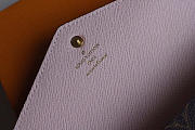 Louis Vuitton Original Monogram Envelope Pink Wallet M62235 - 4