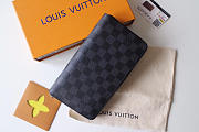 Louis Vuitton ZIPPY ORGANIZER Monogram Black Wallet M60002A - 6