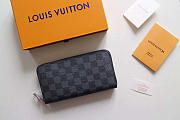 Louis Vuitton Original Monogram Canvas Black Wallet N60017 - 1