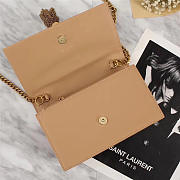 YSL Classic Calfskin Mini Chain Bag in Apricot 26817 - 2