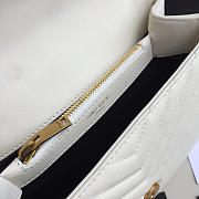 YSL Monogram Saint Laurent College White Large Bag with Gold Hardware - 6