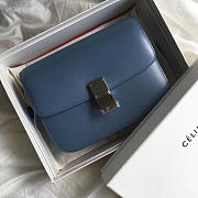 Celine Classic Blue Bag in Box Calfskin Smooth Leather - 1