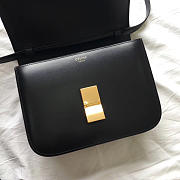 Celine Classic Black Bag in Box Calfskin Smooth Leather - 5