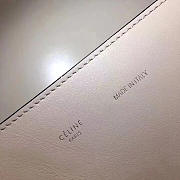 Celine Twisted Cabas Calfskin Leather bag orange beige - 5