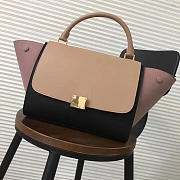 Celine Trapeze small Lambskin Leather Bag Pink - 1