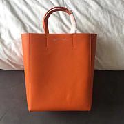 Celine Original Lambskin Leather Bucket Bag Orange - 5