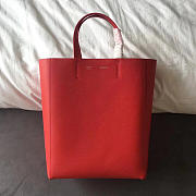 Celine Original Lambskin Leather Bucket Bag red - 1