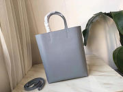 Celine Original Lambskin Leather Bucket Bag light blue - 4