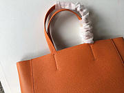 Celine Original Lambskin Leather Bucket Bag Orange Watermelon Red - 2