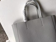 Celine Original Lambskin Leather Bucket Bag Gray and green - 5