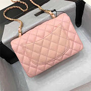 Chanel Flap Bag Caviar in Pink 20cm with Gold Hardware - 4